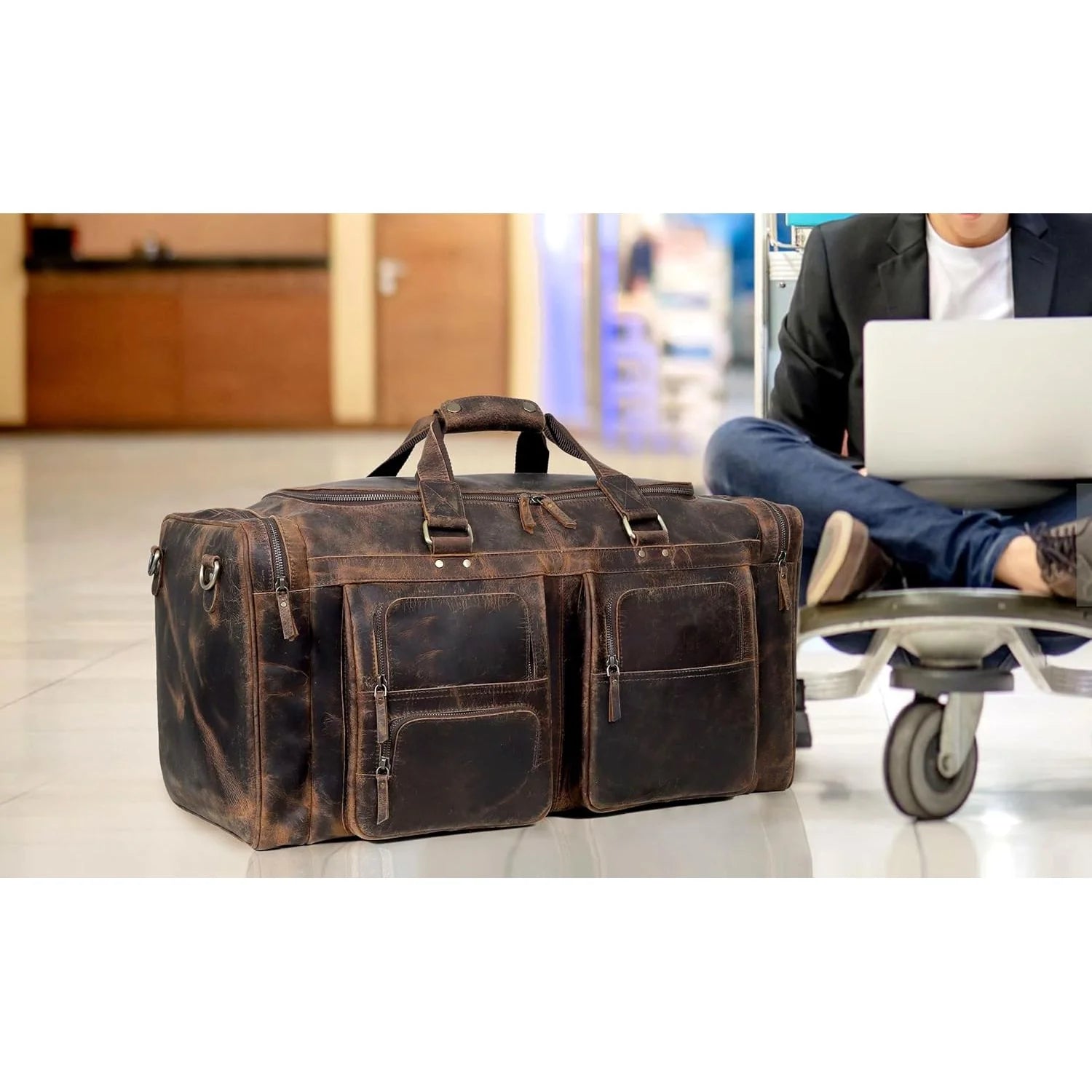 Dakota Legacy Buffalo Duffle Bag