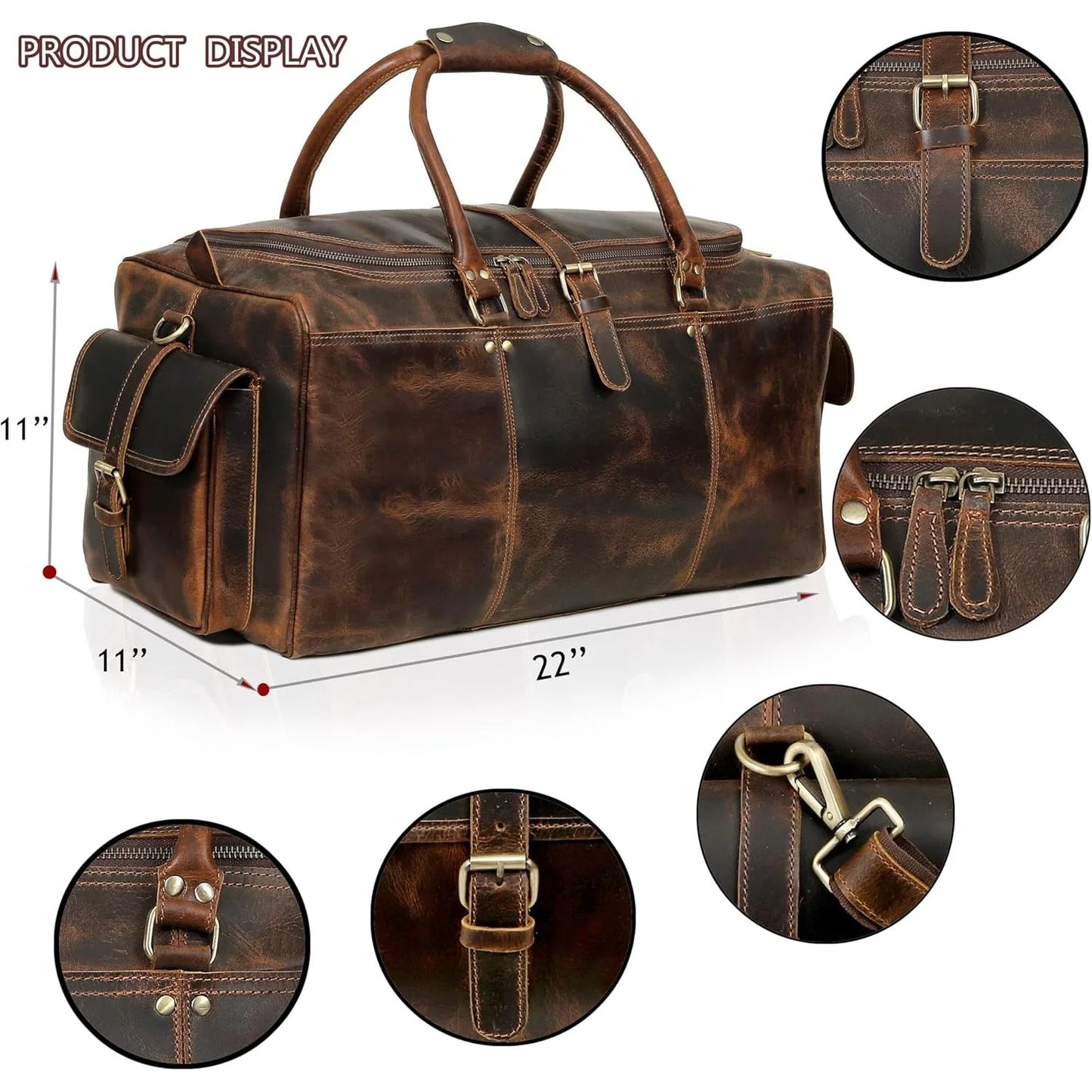 Dakota Legacy Buffalo Duffle Bag