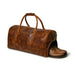 Buffalo Leather Overnight Bag - Saddle Tint