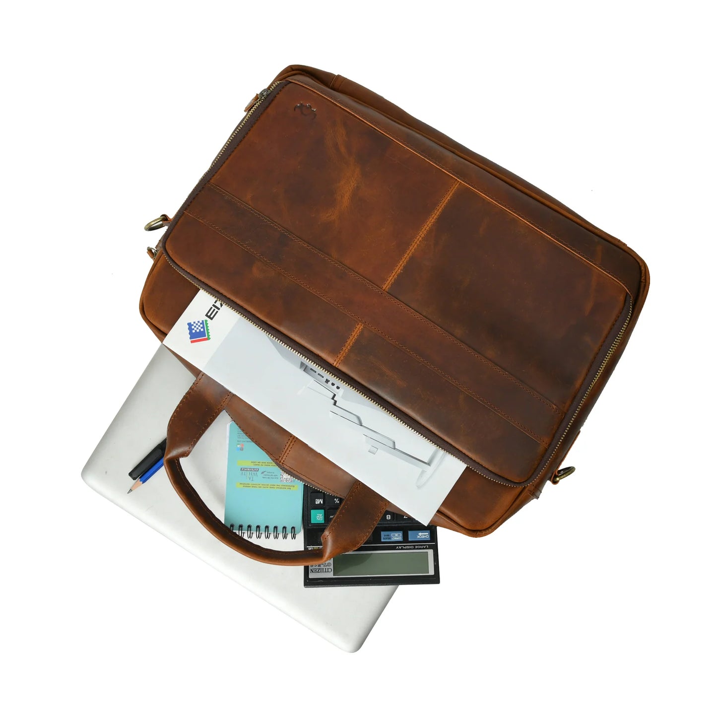Buffalo Leather Laptop Briefcase Bag Series 1