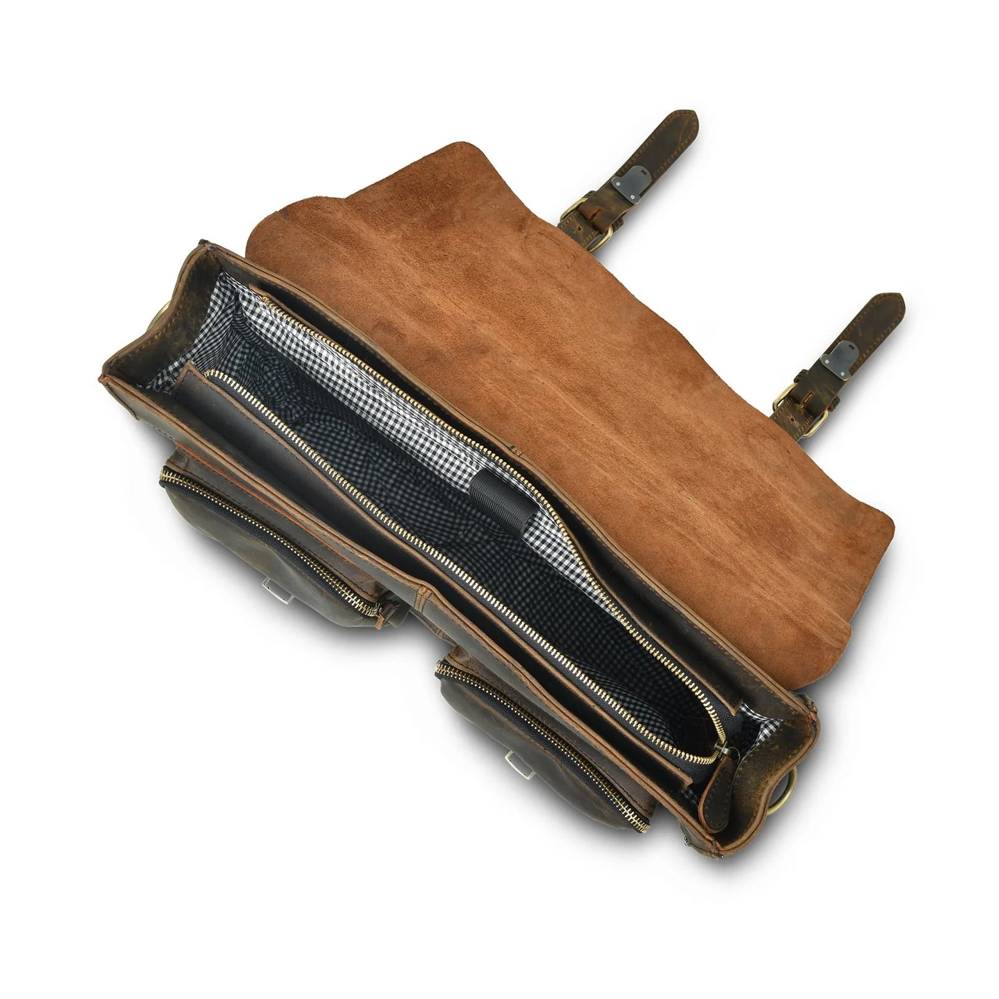 Vintage Buffalo Leather Briefcase
