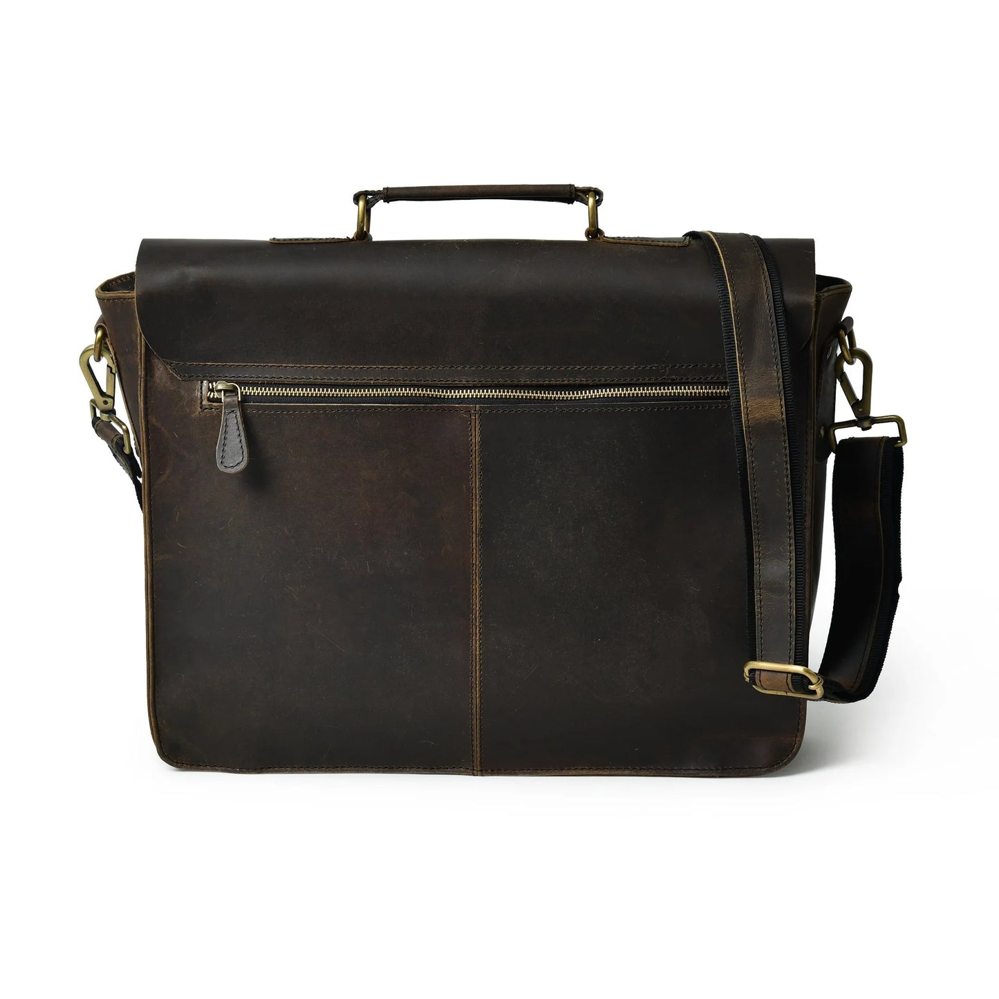 Vintage Buffalo Leather Briefcase