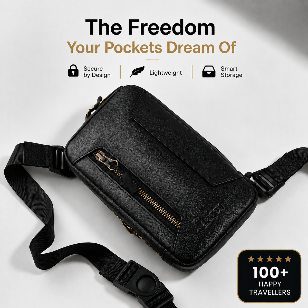 Hyro Travel Sling Bag - Organized & Protected Travel