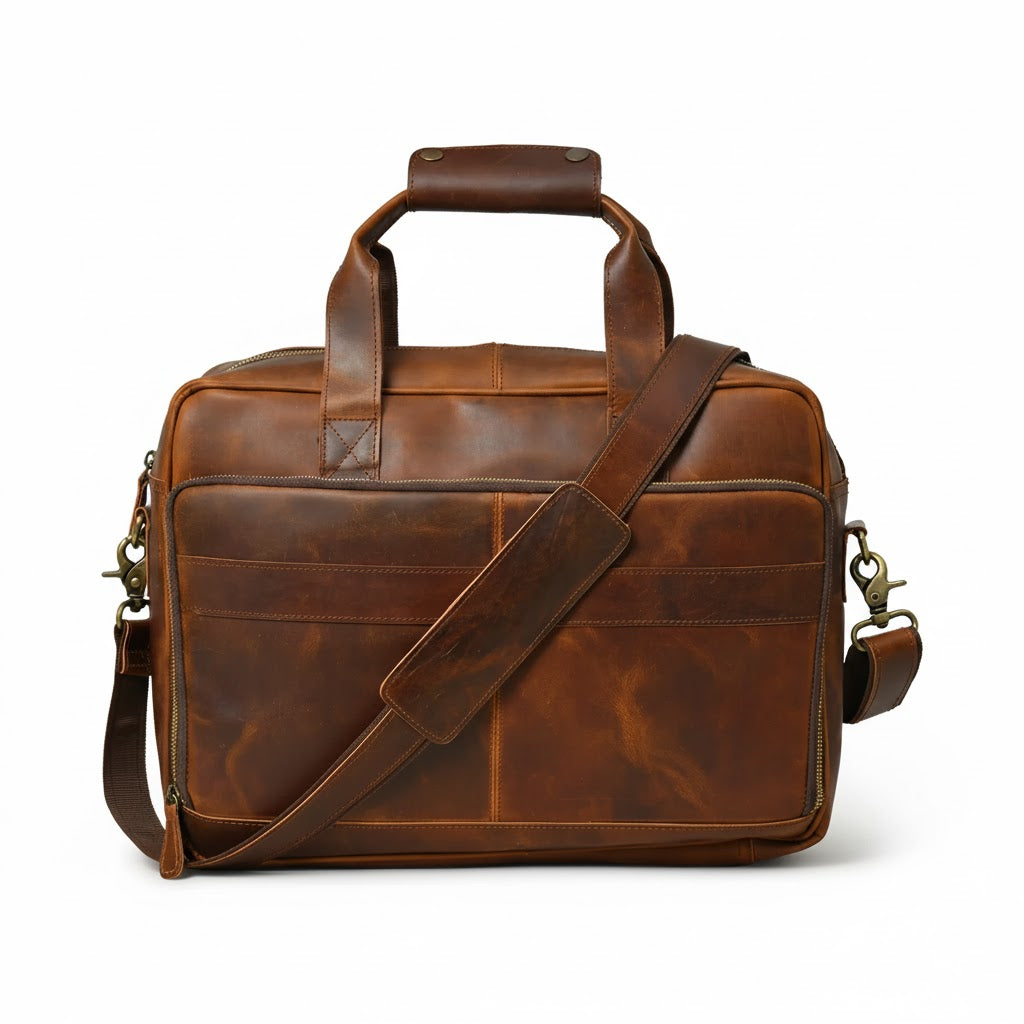 Buffalo Leather Laptop Briefcase Bag Series 1