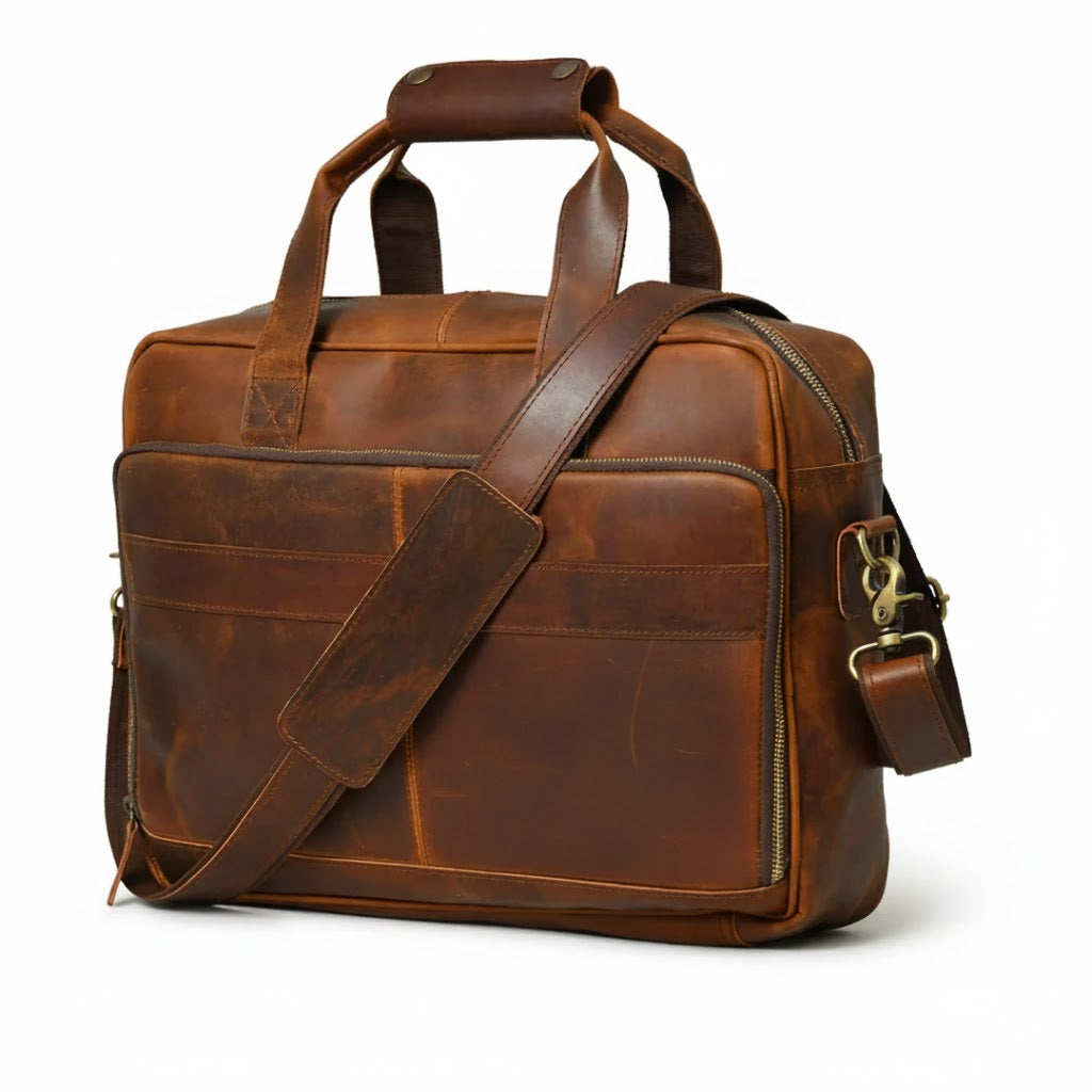 Buffalo Leather Laptop Briefcase Bag Series 1